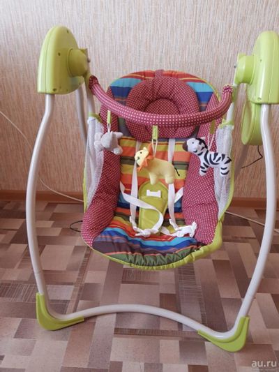 Лот: 9535791. Фото: 1. электрокачеля Swing for baby... Ходунки, прыгунки, качели