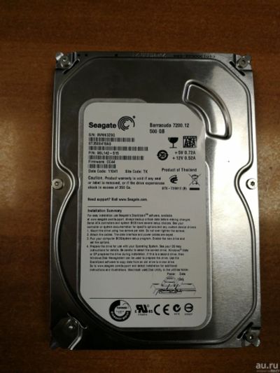 Лот: 14026627. Фото: 1. Жесткий диск Seagate Barracuda... Жёсткие диски