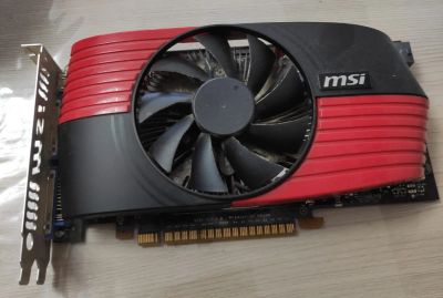 Лот: 25555171. Фото: 1. Видеокарта MSI GeForce GTX550Ti... Видеокарты