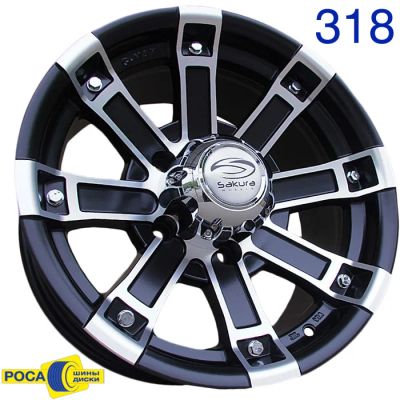 Лот: 4105173. Фото: 1. Комплект дисков Sakura Wheels... Диски