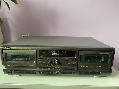 Лот: 25406234. Фото: 1. Двухкассетная дека Technics. Кассетные деки, магнитофоны