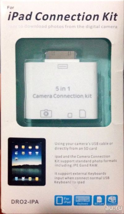 Лот: 13686545. Фото: 1. Apple Camera Connection Kit 5-in-1... Дата-кабели, переходники