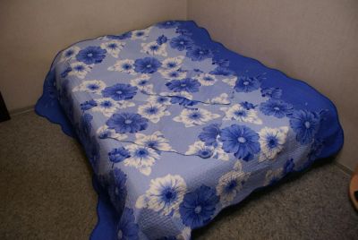 Лот: 6521236. Фото: 1. Стеганое покрывало-одеяло, плед... Пледы, покрывала