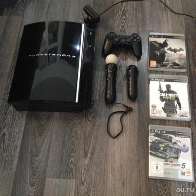 Лот: 8715563. Фото: 1. PlayStation 3 80Gb+DualShock+5... Игровые приставки, консоли