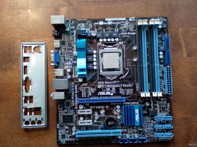 Лот: 14355817. Фото: 1. Asus P7H55-M \ socet 1156 \. Материнские платы