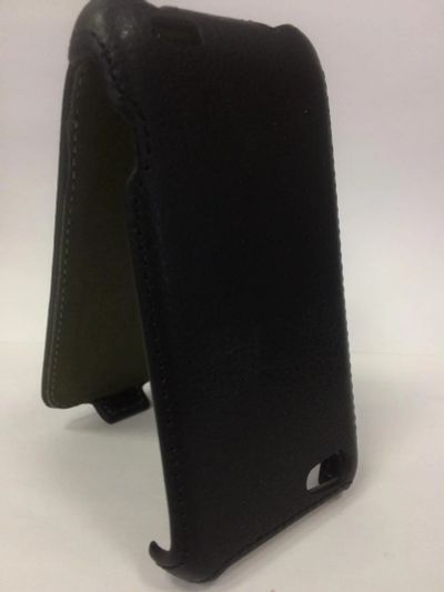 Лот: 9700353. Фото: 1. Чехол-книжка HTC One V Черный... Чехлы, бамперы