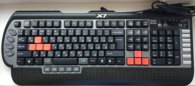Лот: 15615329. Фото: 1. Клавиатура A4Tech X7-G800V. Клавиатуры и мыши