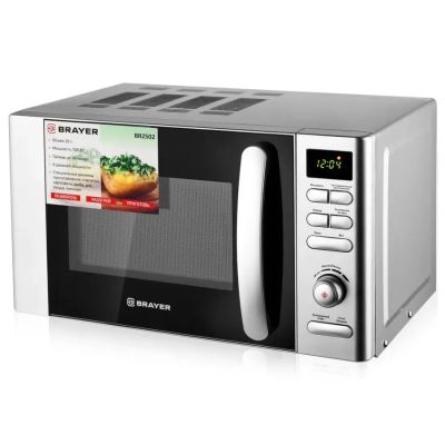 Лот: 21023455. Фото: 1. Микроволновая печь BRAYER бъем... Микроволновки, мини-печи