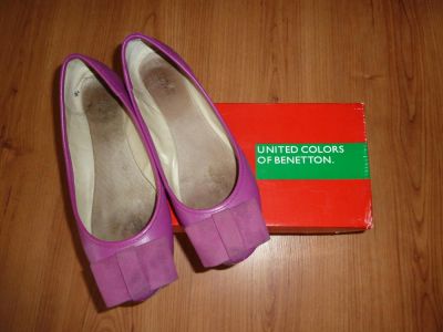 Лот: 7277813. Фото: 1. Балетки Benetton цвета фуксия... Балетки