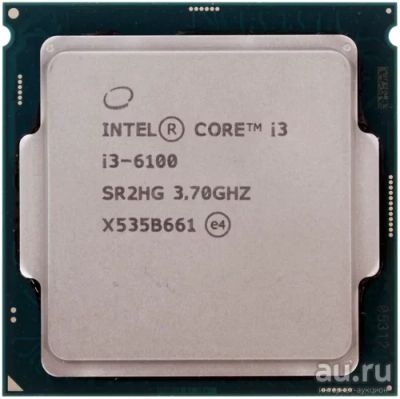 Лот: 18222300. Фото: 1. Процессор Intel Core i3 6100... Процессоры