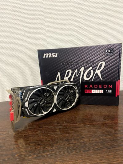 Лот: 13335645. Фото: 1. Игровая видеокарта MSI RX 470... Видеокарты