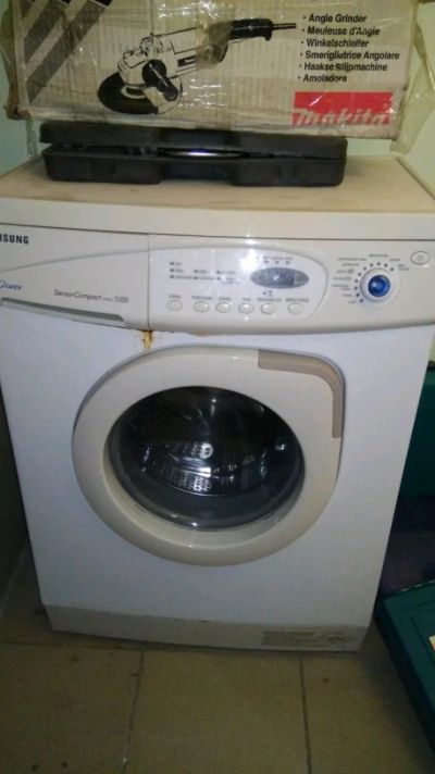 Лот: 11022993. Фото: 1. Стиральная машина Samsung (на... Стиральные машины