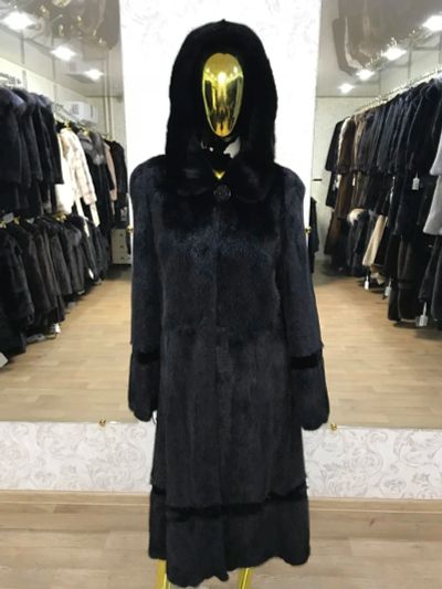 Лот: 11367482. Фото: 1. Шуба Норковая Новая Платье р44... Верхняя одежда