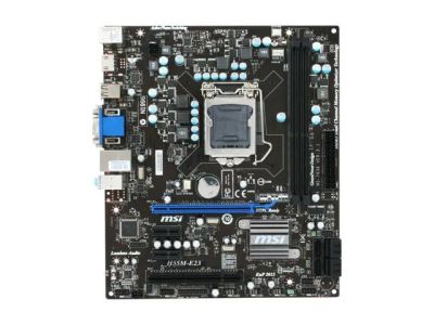Лот: 19896219. Фото: 1. Материнская плата MSI H55M-E23... Материнские платы