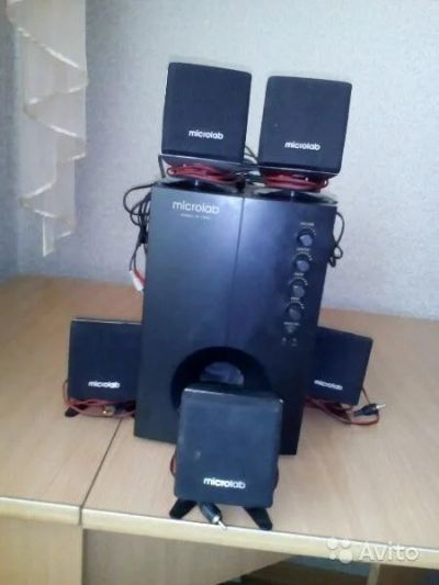 Лот: 681777. Фото: 1. Microlab M1300 114 ватт!. Активные акустические системы