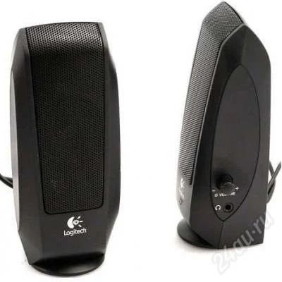 Лот: 3940400. Фото: 1. колонки Logitech S120 black OEM... Акустические системы