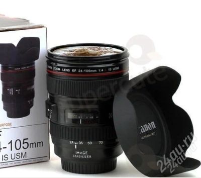 Лот: 2025589. Фото: 1. Кружка обьектив Canon 24-105/4L... Сувенирные мелочи