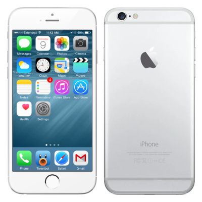 Лот: 4595669. Фото: 1. Apple iPhone 6 (4,7') 16Gb Silver... Смартфоны