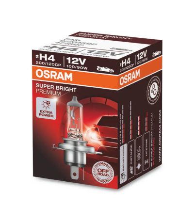 Лот: 11304685. Фото: 1. Osram H4 Super Bright Premium... Оптика и освещение
