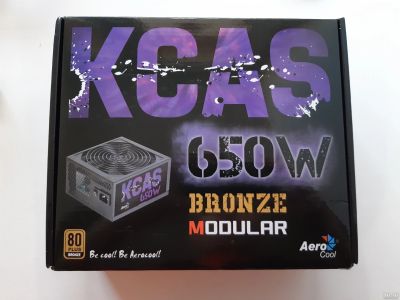 Лот: 15102079. Фото: 1. Блок питания Aerocool KCAS 650W... Корпуса, блоки питания