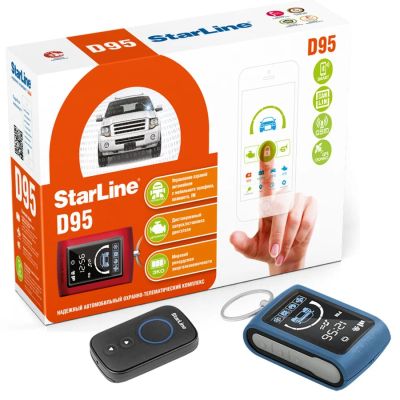 Лот: 10207703. Фото: 1. StarLine D95 BT CAN+LIN GSM-GPS... Автомобильные сигнализации
