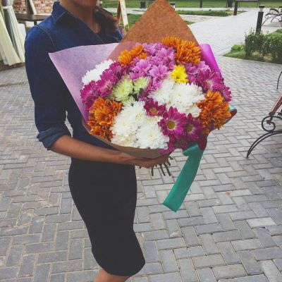 Лот: 8160419. Фото: 1. Сборный букет. Цветы на Щорса... Свежие цветы