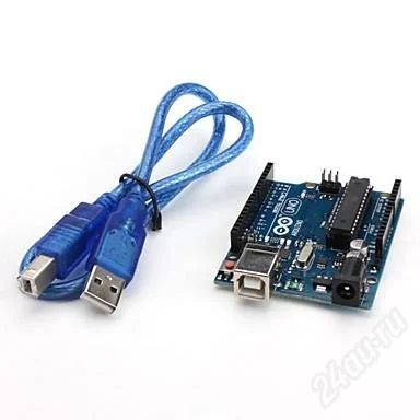 Лот: 2928594. Фото: 1. Arduino UNO R3 + Кабель USB. Микроконтроллеры