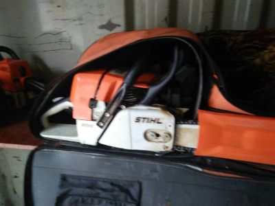 Лот: 15344151. Фото: 1. Бензо.пила Stihl MS440 в фирменном... Бензо-, мотоинструмент