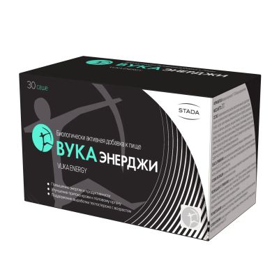 Лот: 23989725. Фото: 1. Вука Энерджи саше пор. №30. Народная медицина, БАДы