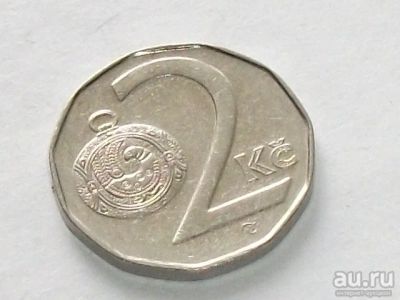Лот: 16068683. Фото: 1. Монета 2 кроны две Чехия 1996... Европа