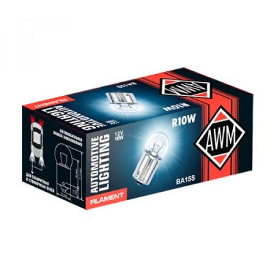 Лот: 16115989. Фото: 1. R10W 12v10w AWM 10 шт лампа накаливания... Другое (автозапчасти)