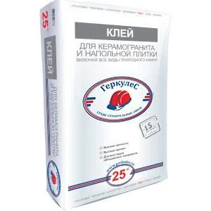 Лот: 6999673. Фото: 1. Клей для керамогранита Геркулес... Смеси, шпатлевки, цемент