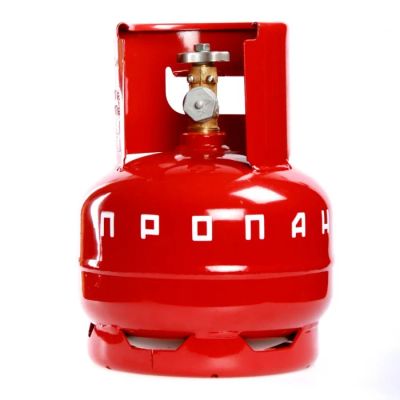 Лот: 9586703. Фото: 1. Баллон газовый 5 литров б/у. Баллоны, газ в баллонах