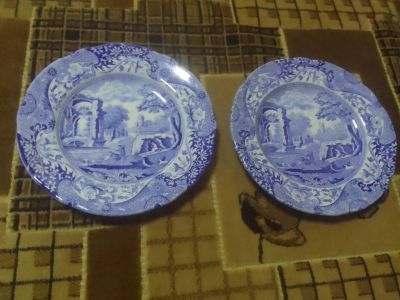 Лот: 23276577. Фото: 1. Пирожковые тарелки Spode Blue... Тарелки, блюда, салатники