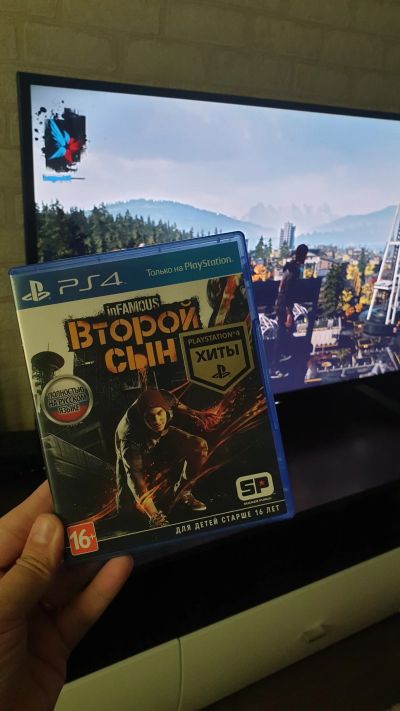 Лот: 16700716. Фото: 1. infamous второй сын ps4. Игры для консолей