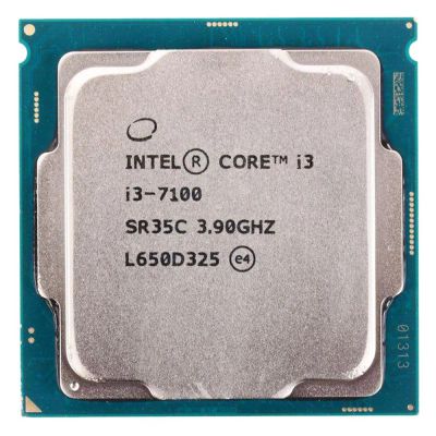 Лот: 20360315. Фото: 1. Процессор Intel Core i3-7100 SR35C... Процессоры