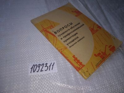 Лот: 21022707. Фото: 1. (1092311) Вопросы трудового обучения... Другое (учебники и методическая литература)