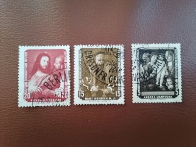 Лот: 25703002. Фото: 1. Германия. Живопись 1957 год. Марки