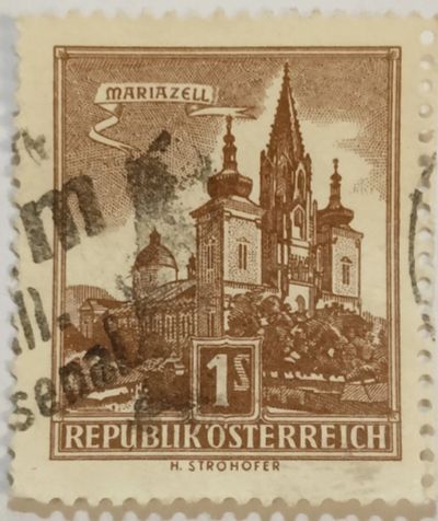 Лот: 25346547. Фото: 1. Марки_Австрии, 1 öS - Австрийский... Марки