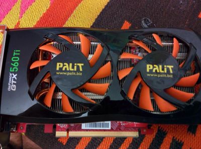 Лот: 4649906. Фото: 1. Видеокарта Palit GeForce GTX 560... Видеокарты