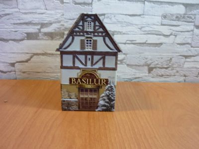 Лот: 12534774. Фото: 1. Банка домик Basilur. Контейнеры, банки