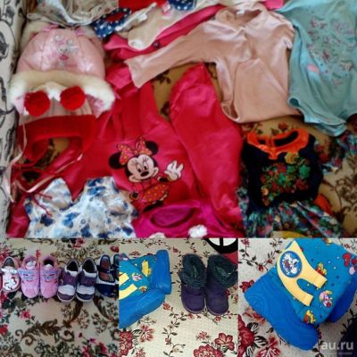 Лот: 9285407. Фото: 1. Пакеты вещей и обуви на девочку... Костюмы, пиджаки, комбинезоны