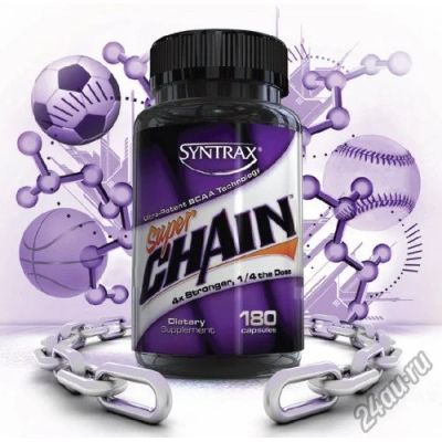 Лот: 5453146. Фото: 1. BCAA Super Chain 180 caps, спортивное... Спортивное питание, витамины