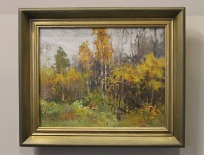 Лот: 10405226. Фото: 1. Картина "Осенний этюд" В.Швецов... Картины, рисунки