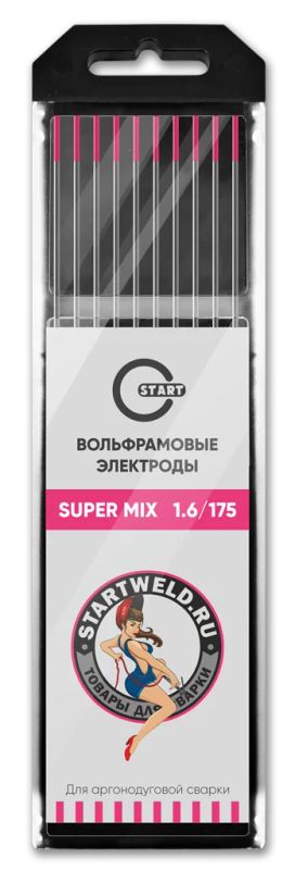 Лот: 17428513. Фото: 1. Вольфрам START SUPER MIX d=1,6мм... Электроды, проволока для сварки