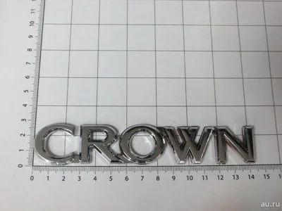 Лот: 10270871. Фото: 1. Эмблема шильдик на багажник Crown... Детали тюнинга