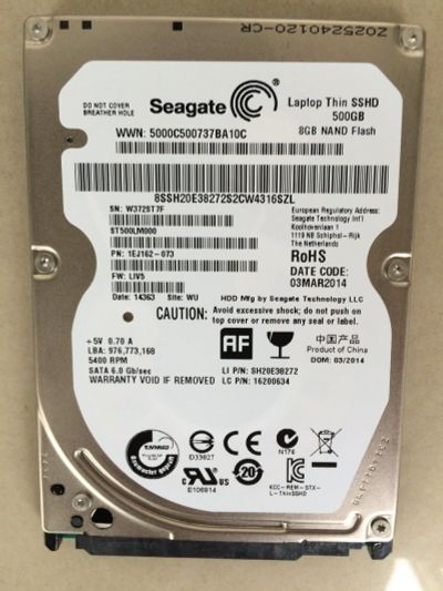 Лот: 14950397. Фото: 1. Жесткий диск Seagate ST500LM000... Жёсткие диски (HDD)