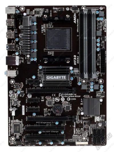 Лот: 5811204. Фото: 1. Gigabyte GA-970A-DS3P. Материнские платы
