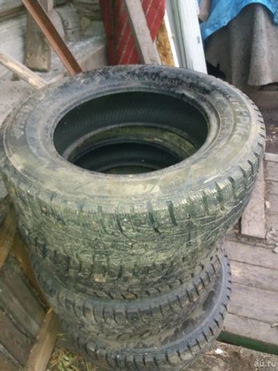 Лот: 14845215. Фото: 1. шиповка зима Hankook 195/65/15. Шины