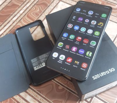 Лот: 19214730. Фото: 1. Samsung Galaxy s20 Ultra Коробка... Смартфоны